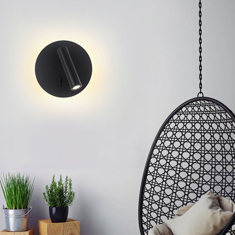 Adjustable LED wall reading lamp