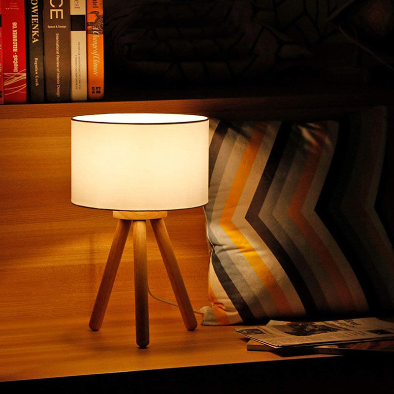 Wooden desk light