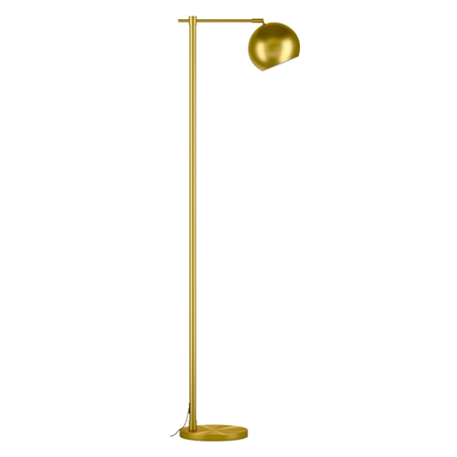 Tall brass floor lamp