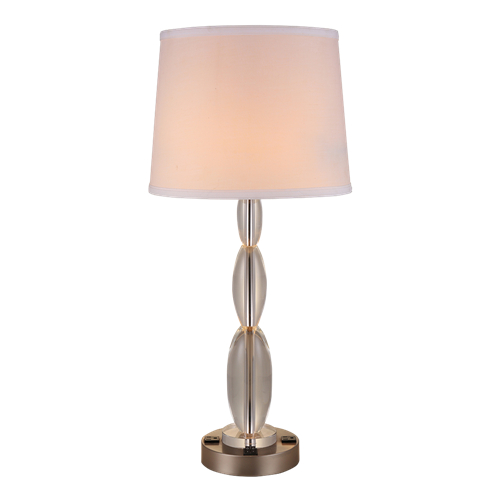 Contemporary crystal glass table lamp