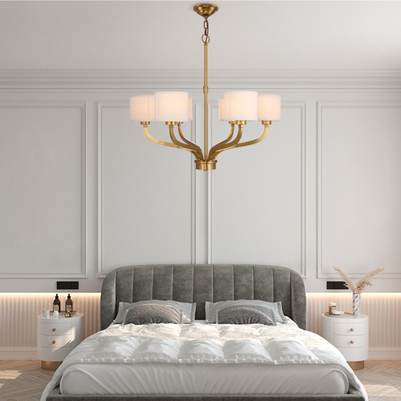Traditional bedroom chandelier