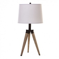 Tripod bedside lamp