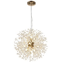 Crystal dandelion chandelier