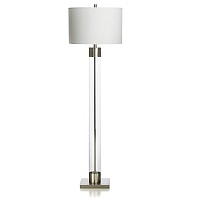 Glass floor lamp