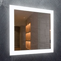 Illuminated vanity mirror