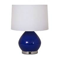 Blue table lamp