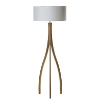 Modern wood floor lamp