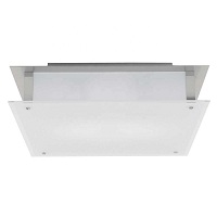 Square flush mount light