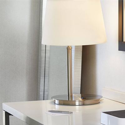 Satin Nickel Table Lamp