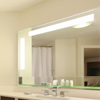 Vanity Lighted Mirror with Shelf
