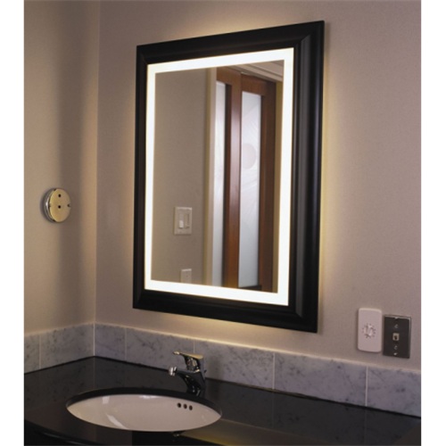 black frame LED mirror