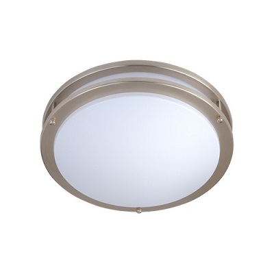 Brushed nickel light fixtures