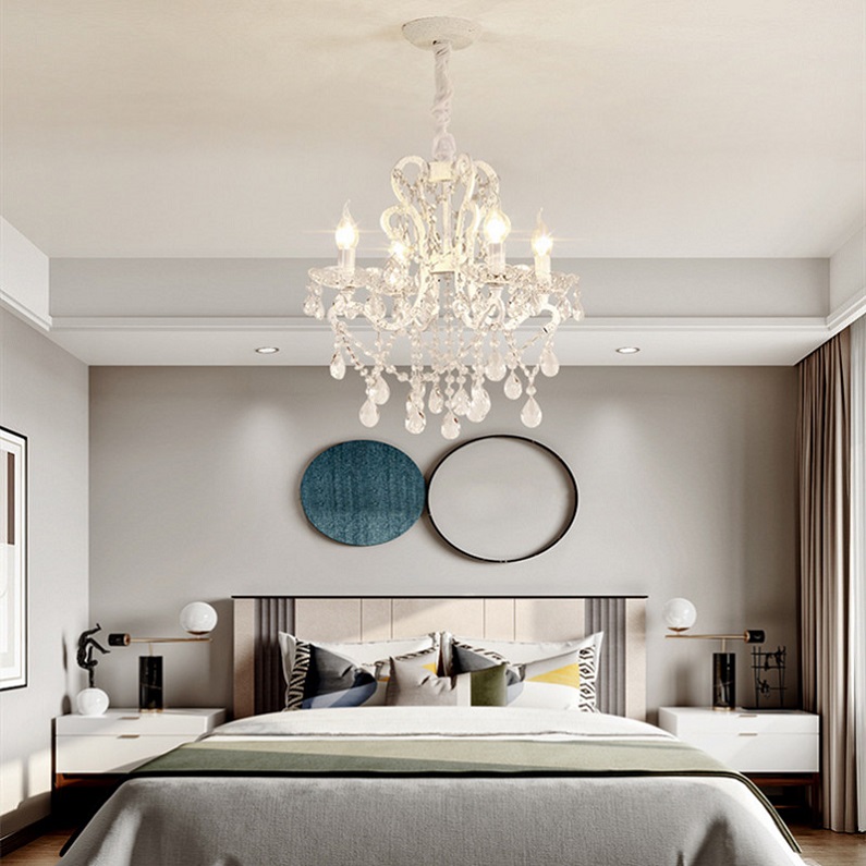 Bedroom Crystal Chandelier