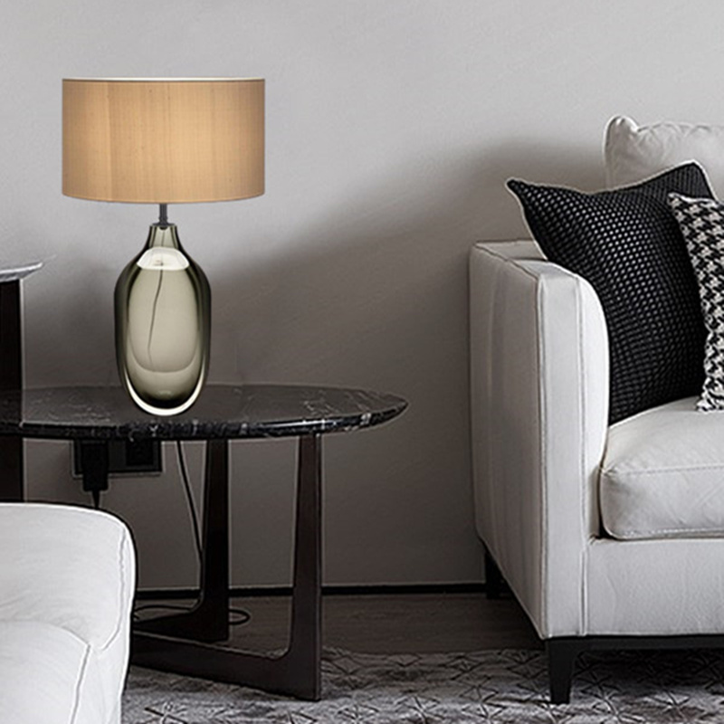 Glass table lamps for living room