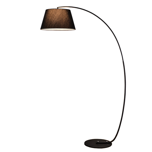 Modern overarching floor lamp