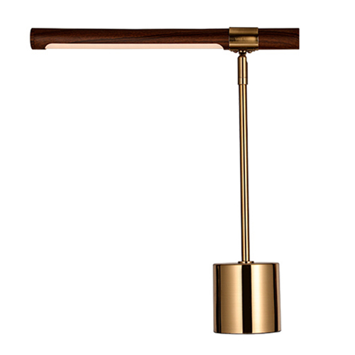 Wood LED desk lamp