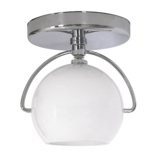 Globe flush mount light