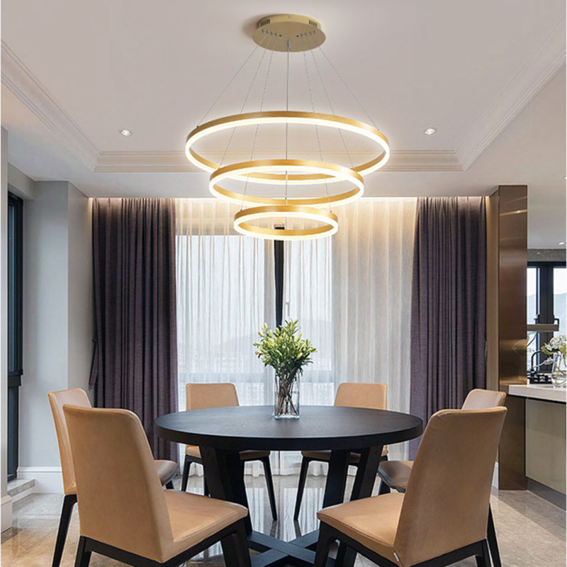 Dining room LED chandelier