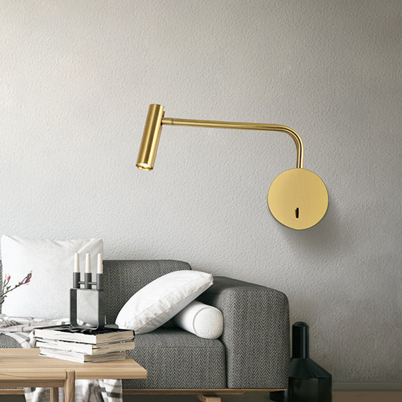 Gold LED reading light