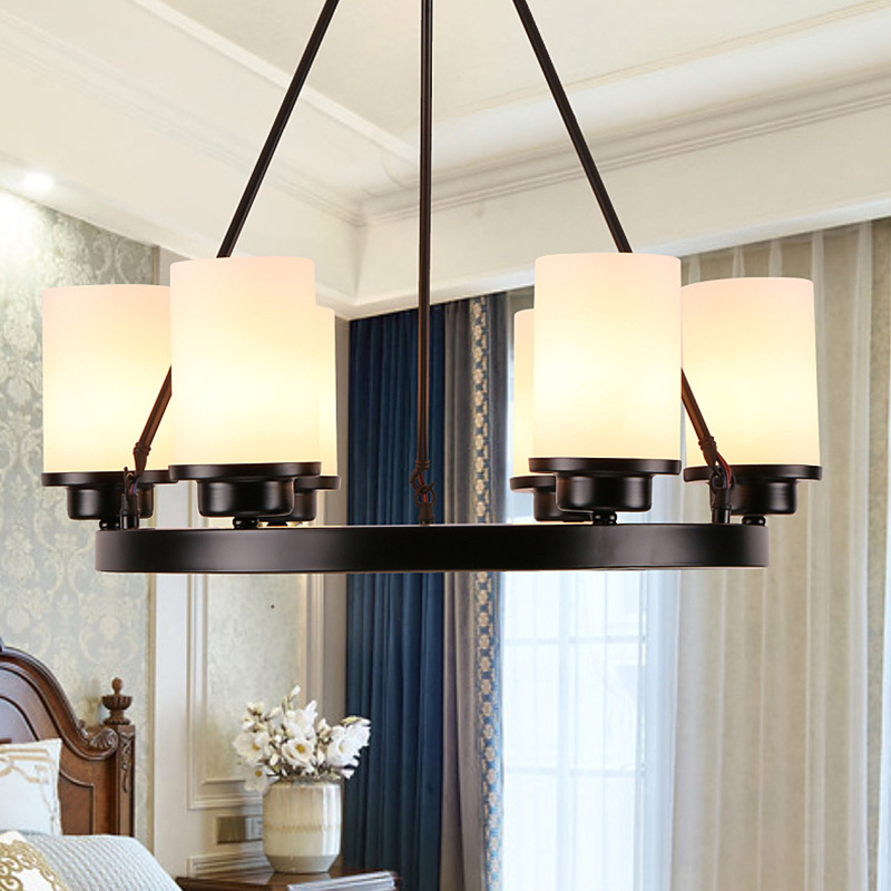 Black bedroom chandelier