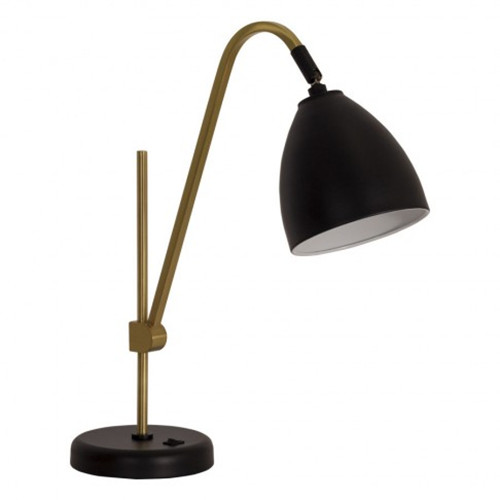 Modern black and gold lamp