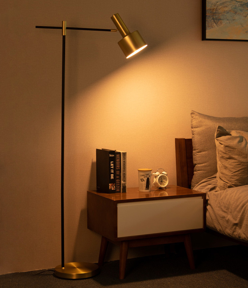 Modern bedside floor lamp