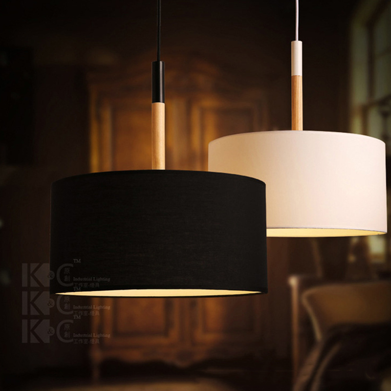 Drum pendant light living room