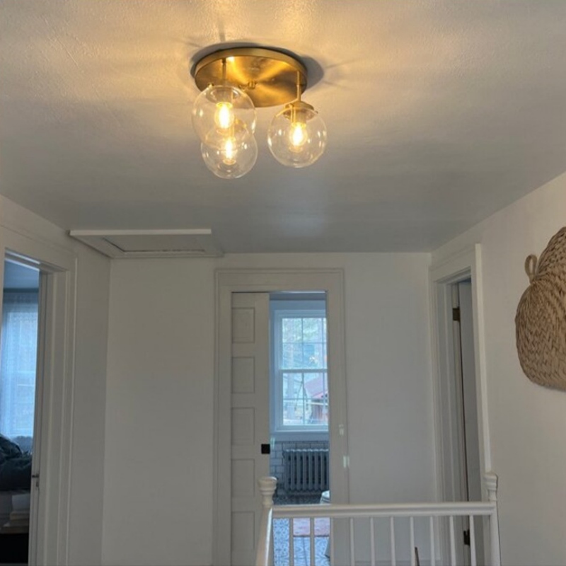 Staircase semi flush light