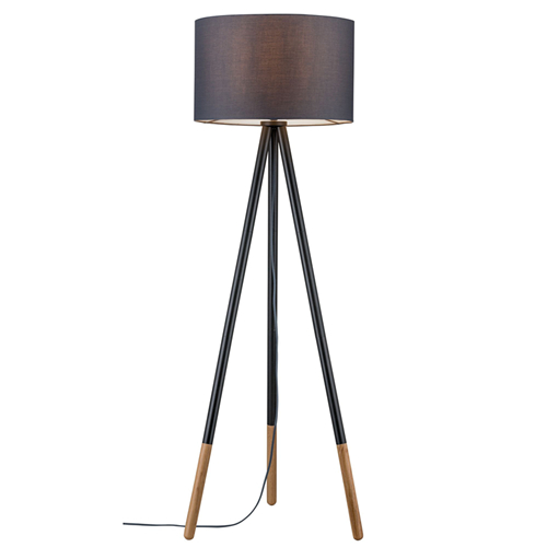 Tripod floor lamp black