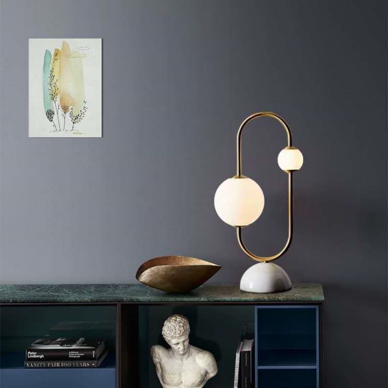 Hallway console table lamp