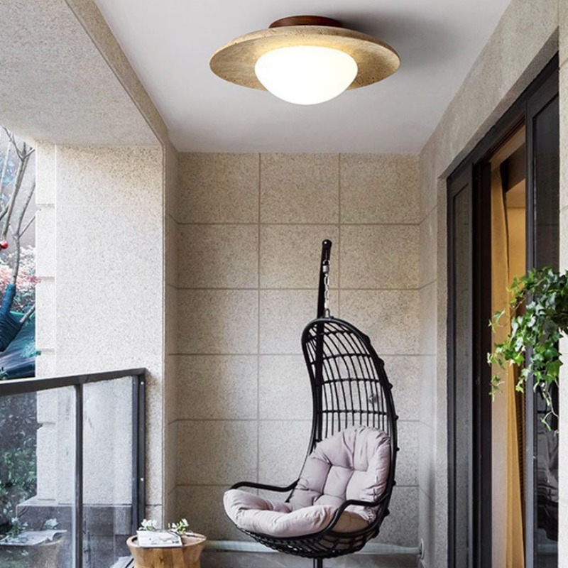 Flush mount balcony light