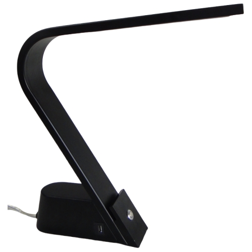 Hotel desk lamp with USB ports