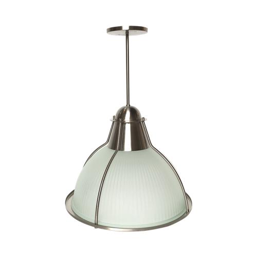 Frosted glass pendant light