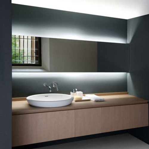 Custom Cut Size Round Shape LED Mirror for Bathroom - China Illuminated  Mirror, Decorative Mirror