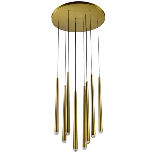 Multi light LED linear pendant