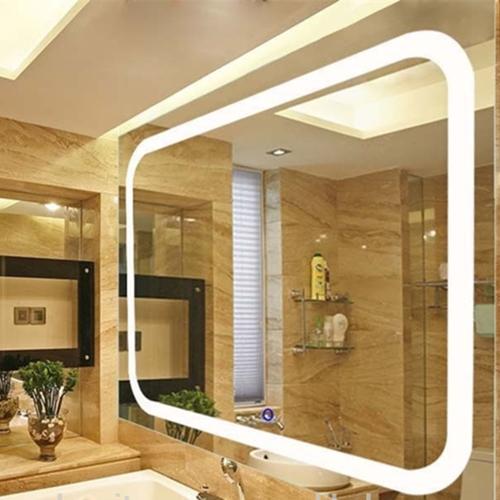 Vanity mirror with lights and bluetooth