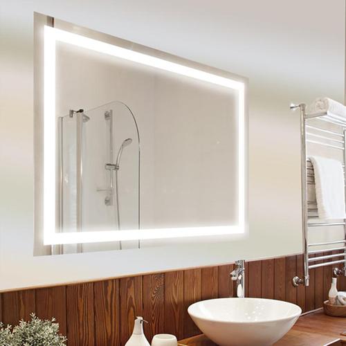 Light up wall mirror