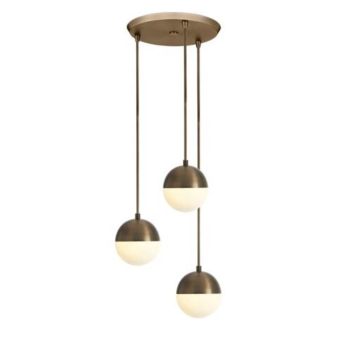 3 Light cluster pendant fixture