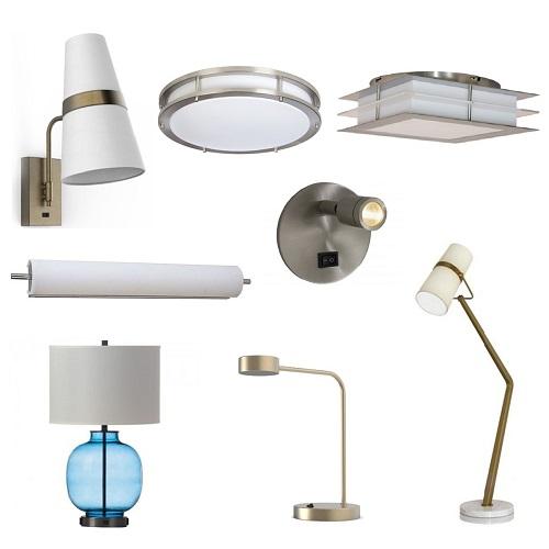 Hotel guest room lighting fixtures