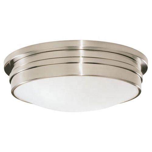 Polished nickel flush mount