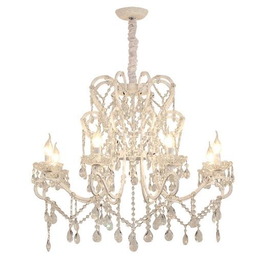 8 Light crystal chandelier