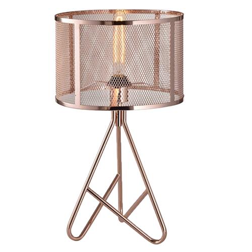 Rose gold table lamp