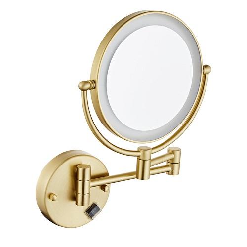 Wall mounted vanity mirror with lights