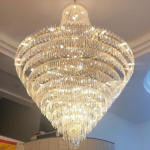 Big crystal chandelier