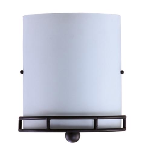 Matte black bathroom wall sconce