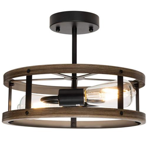 Drum cage ceiling light