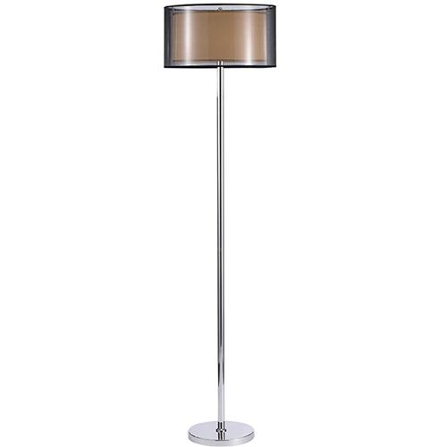 Double shade floor lamp