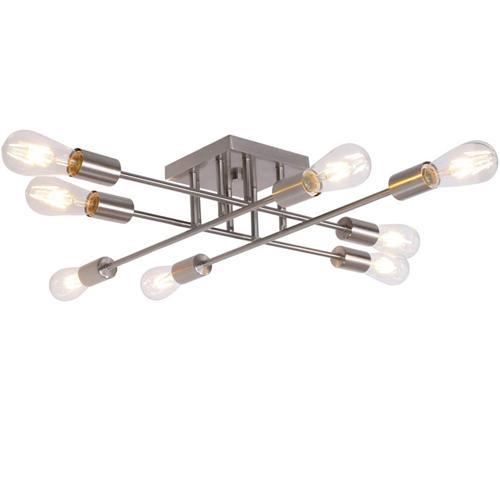 8 Light semi flush mount