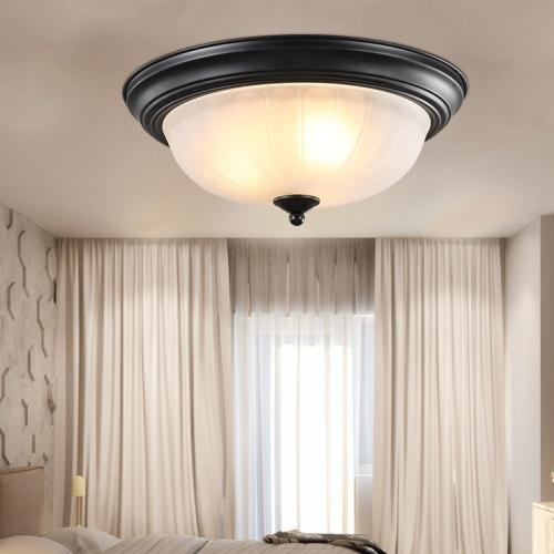 Oil rubbed bronze ceiling light flush mount