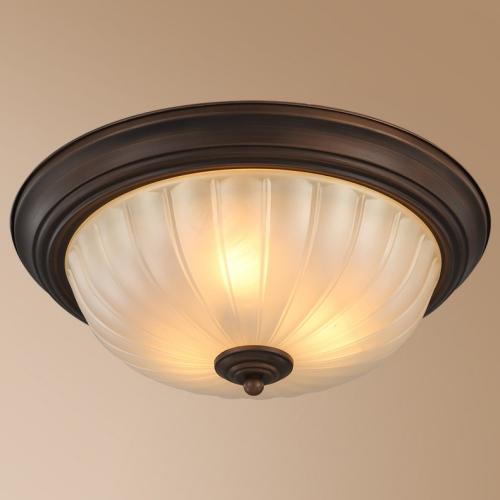 Oil rubbed bronze ceiling light flush mount